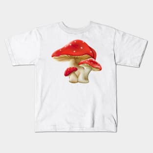 The Pretty Red Mushroom Kids T-Shirt